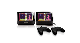 Lecteur de DVD portable avec double écran