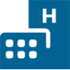 Pictogram van ziekenhuis