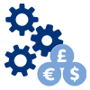 Pictogram van operationele efficiëntie