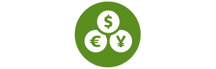 Pictogram voor financiële oplossingen