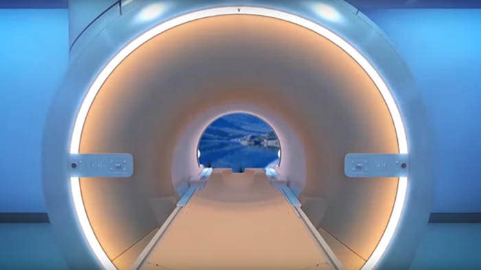 Demo van Ambient Experience in de MRI-buis
