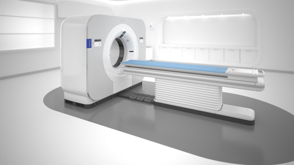 Foto van het Philips Spectral CT 7500-systeem