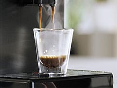 Café fade avec la machine espresso Philips Saeco