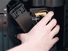 Philips Saeco-espressomachine kan de zetgroep niet verwijderen
