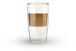 Kopje latte macchiato