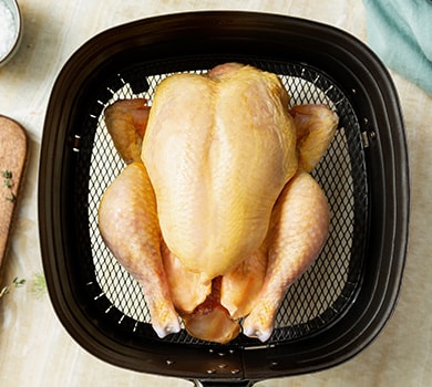 Poulet entier cuit à l'Airfryer