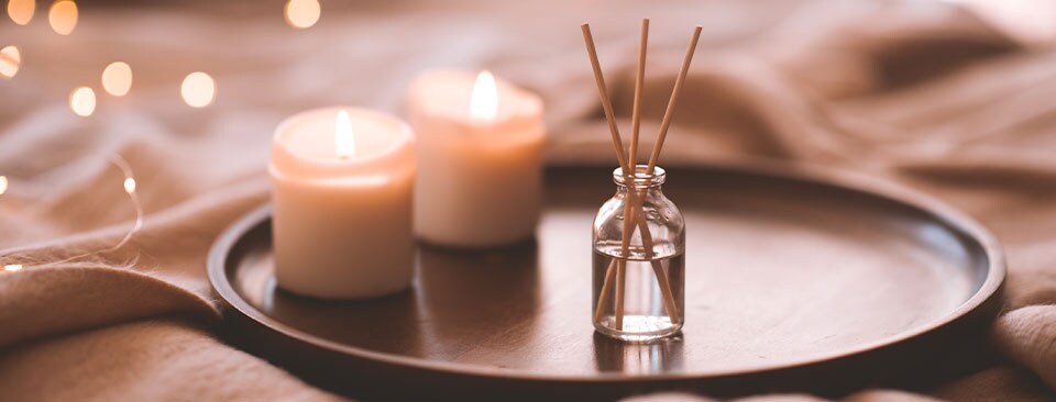 Bougies et huile essentielle