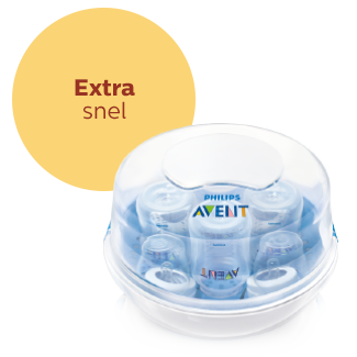 Philips Avent-magnetronstoomsterilisator snel