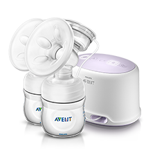 Tire-lait électrique double confort et tétines Philips Avent Comfort