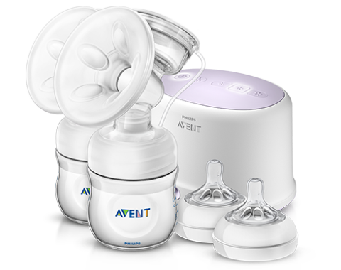 Comfort dubbele borstkolf en Comfort-spenen Philips Avent