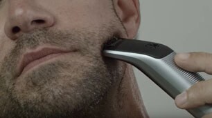 Scheren met OneBlade Pro met stoppel