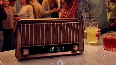 Philips Bluetooth-speaker in retrostijl met radio - TAVS700