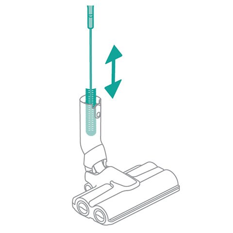 How to user a cleaning brush schematic two