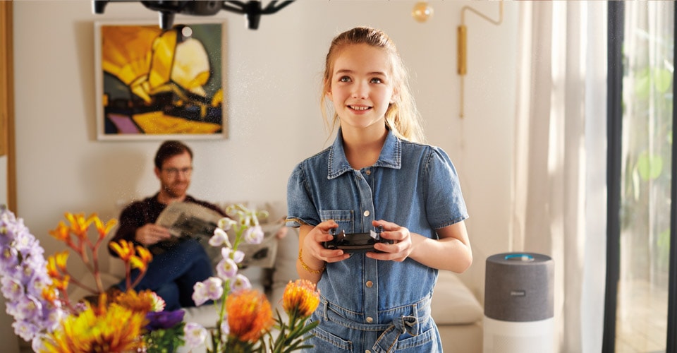 Utiliser un purificateur d’air pour enlever l’odeur d’humidité dans l’air