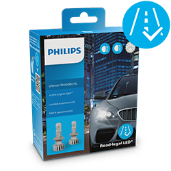 Retzmoto PHILIPS Lampe Philips- H4 - Blue Vision Moto -12 V - 60