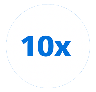 10x - pictogram