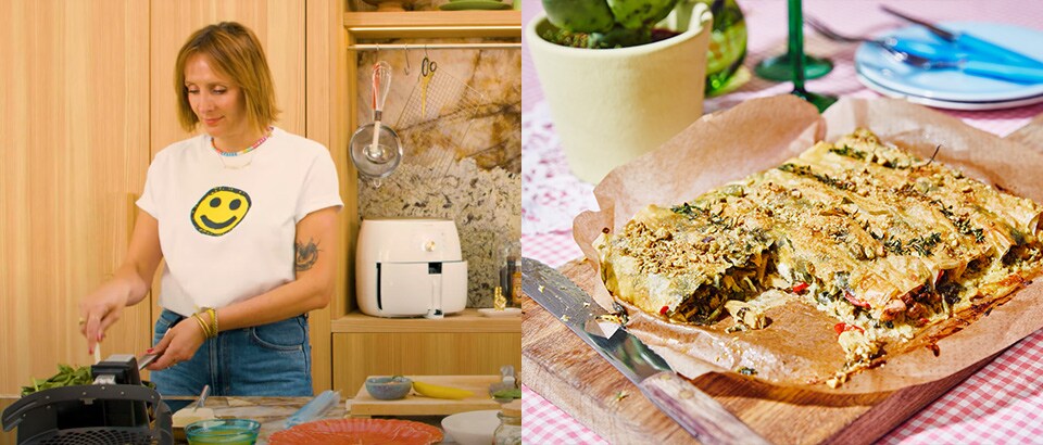 Borek avec courgette et poulet avec votre Airfryer Philips