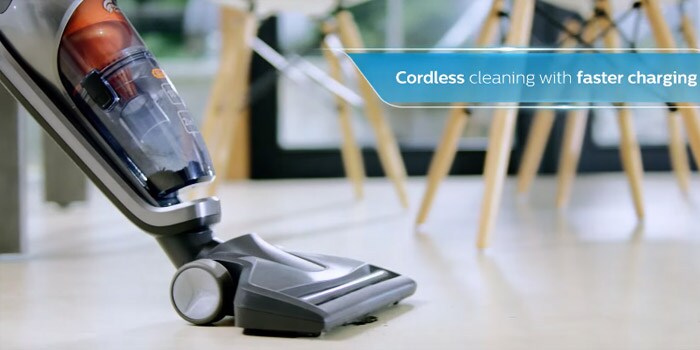 Philips 2-in-1 Upright and Hand Held Cordless Vacuum Cleaner