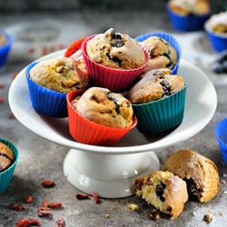 Bosbessenmuffins - Airfryer