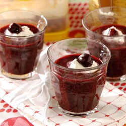 Soupe froide aux cerises