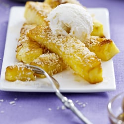 Ananas met kokos en honing 