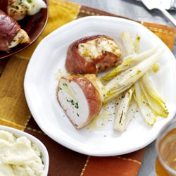 Kipfilet met brie en rauwe ham