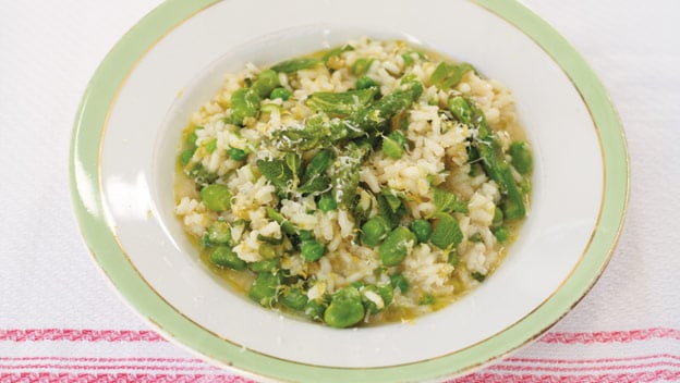 Risotto primavera met asperges, tuinbonen en erwten | Philips