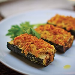 Courgette gratin  