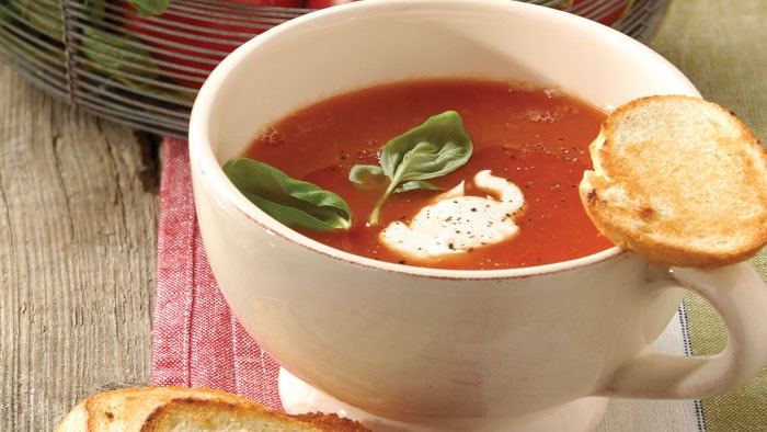 Idée recette : soupe de tomate maison