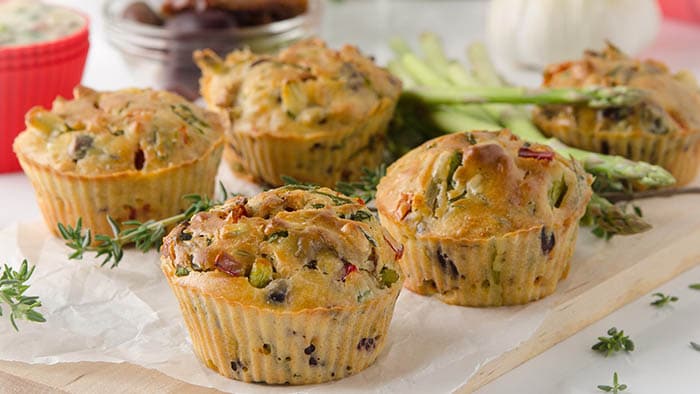 Muffins aux legumes