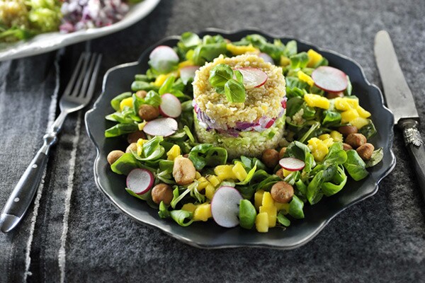 Salade de quinoa à la mangue