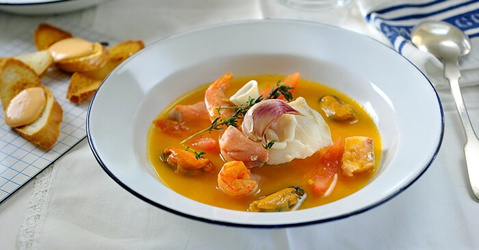 Tomaten bouillabaise