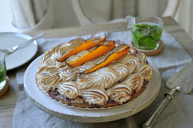 Tarte meringuée à la citrouille