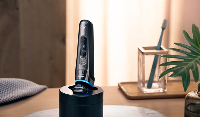 Uw S9000-scheerapparaat reinigen