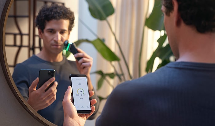 Verbinding maken en de GroomTribe-app gebruiken