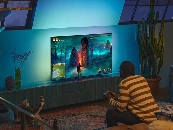 Le téléviseur OLED Philips offre des fonctions de gaming