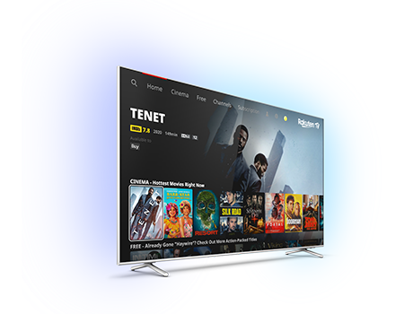 Téléviseur Smart TV avec Rakuten TV