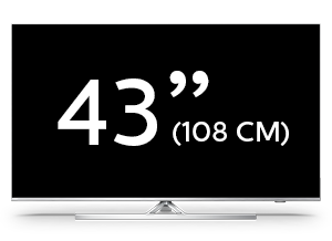 Téléviseur Android LED 4K UHD Philips série Performance 43 pouces (109 cm)