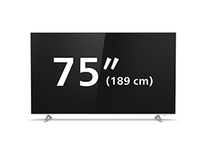 Téléviseur Android LED 4K UHD Philips série Performance 75 pouces (190 cm)