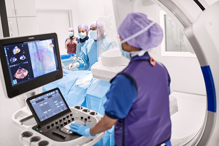 With Philips EchoNavigator clinicians can combine live ultrasound and X-ray information into one intuitive view.