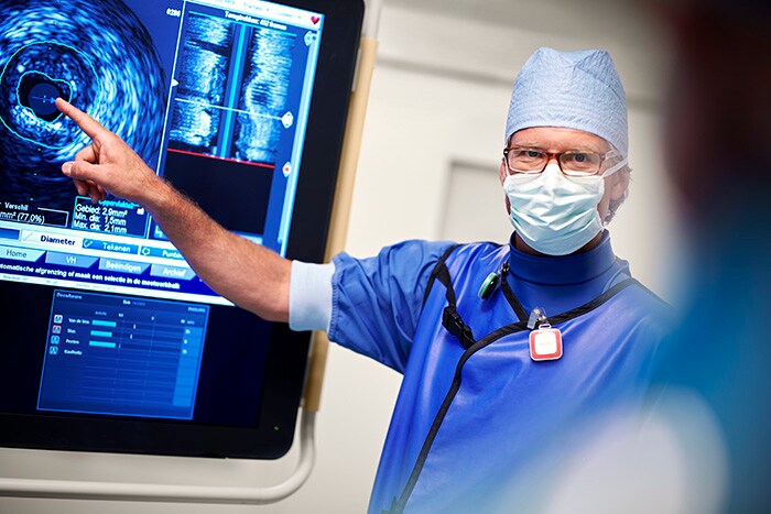 Philips intravascular ultrasound (IVUS) imaging (opent in een nieuw tabblad)