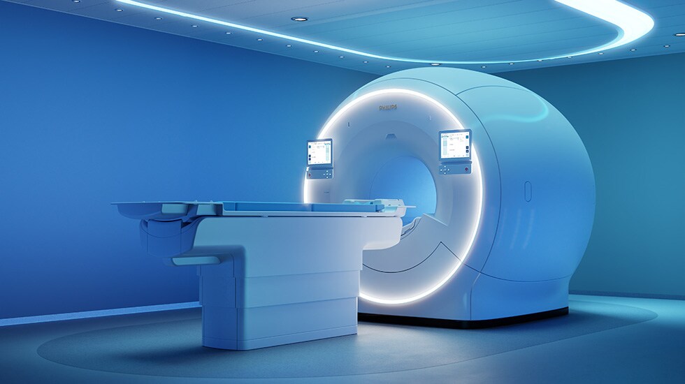 BlueSeal 1.5T MRI-zijaanzicht