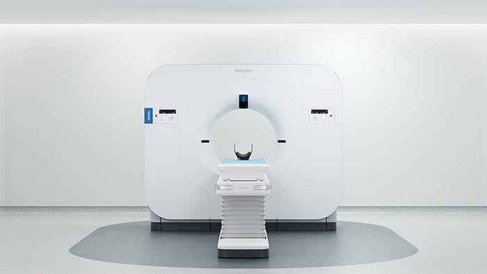 Philips Verida spectral CT system, straight-on view -  